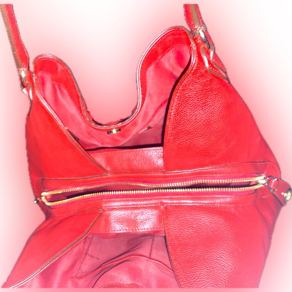 Coach Carlyle Smooth Leather Shoulder Bag Purse - Picture 11 of 13